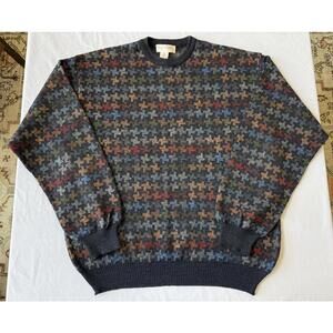 Vintage Tricots St Raphael XL Pure New Merino Wool Sweater